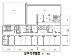 基準階平面図