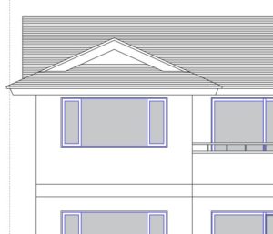 建築CAD2級　立面図