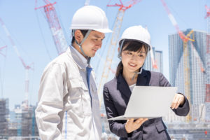 建設現場の女性