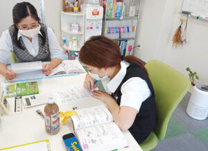 建設業経理士2級の授業中