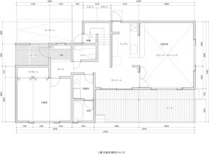 建築CAD検定2級平面図