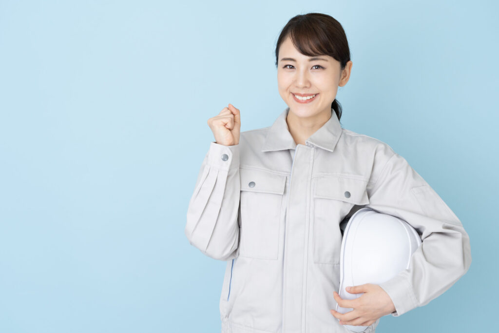 建設業で働く女性