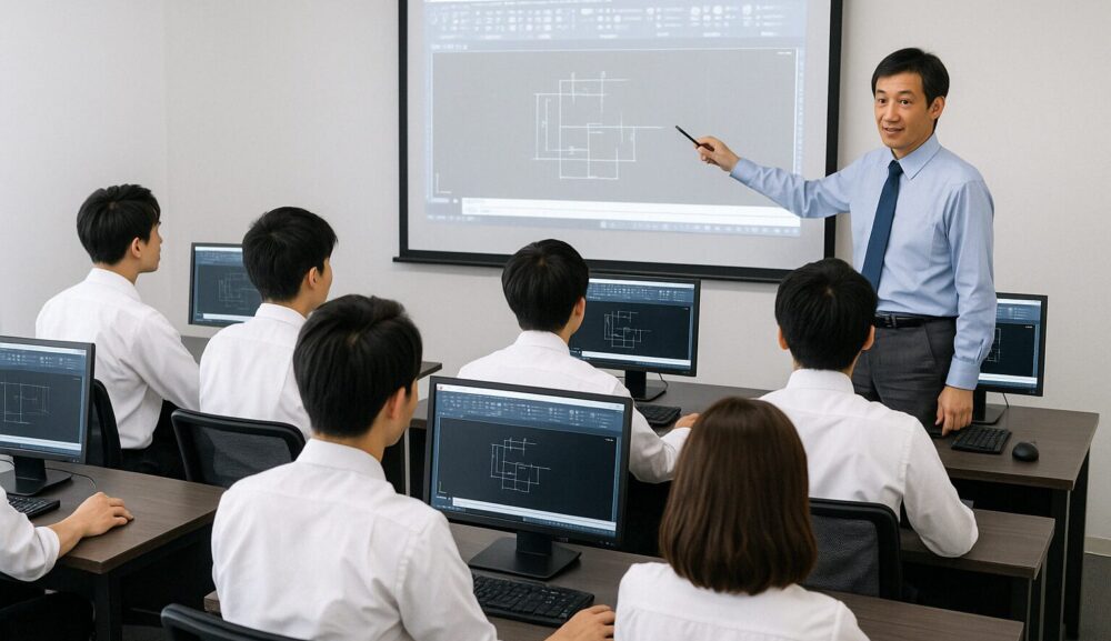 人材育成コストを最小化！8日間で未経験者をCAD実務者に育てる