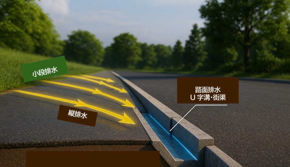 排水の考え方と高さ・勾配の決め方【土木製図の基礎知識】