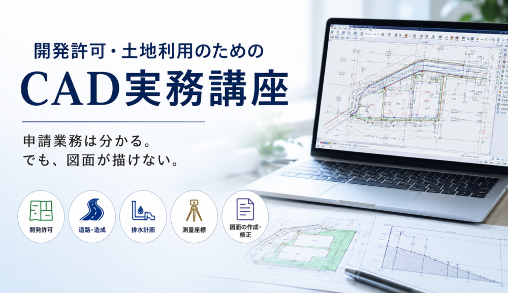 開発許可・土地利用のためのCAD実務講座